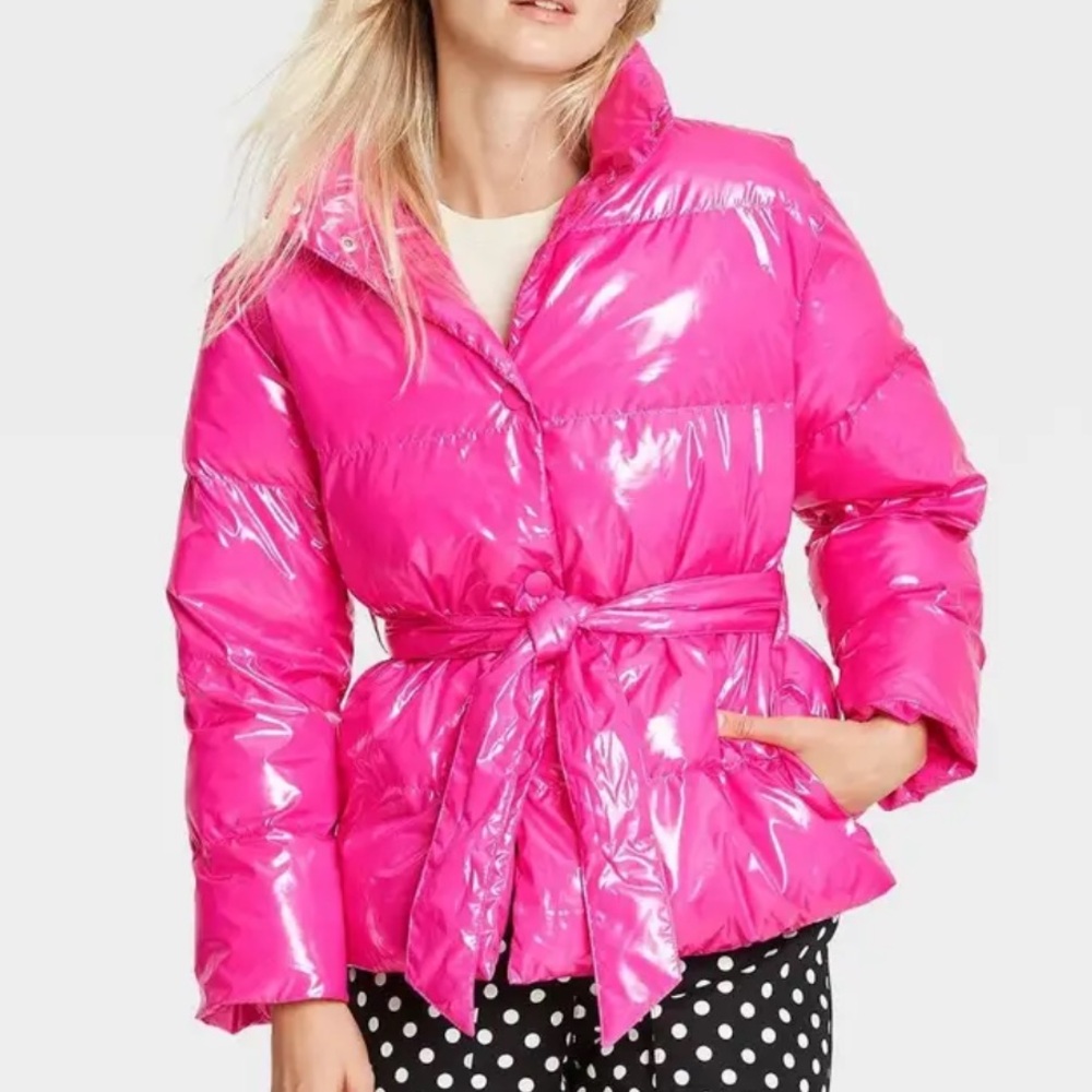 Who What Wear Hot Punk Puffer Jacket